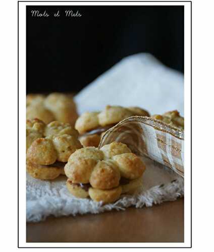 Petits biscuits gourmands aux noisettes et au chocolat