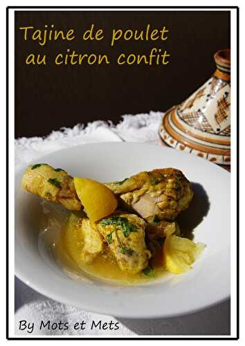 Tajine de poulet au citron confit