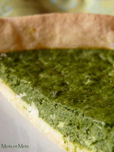 Tarte printanière en habit vert!