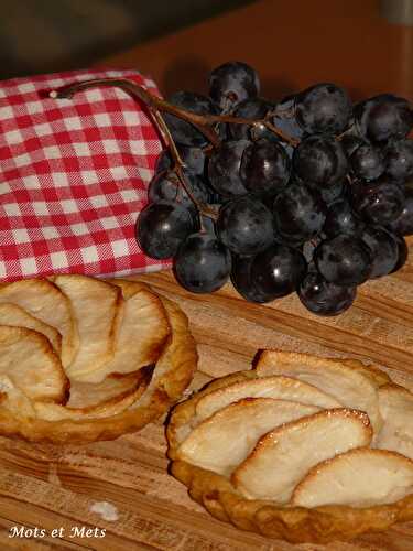 Tartelettes pommes-noix de coco ultra vite faites!