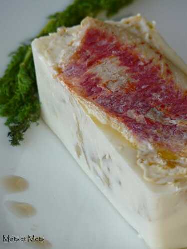 Terrine de filets de rougets au fenouil confit