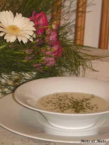 Velouté onctueux au chou-fleur