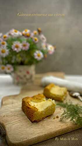 Gâteau crémeux au citron