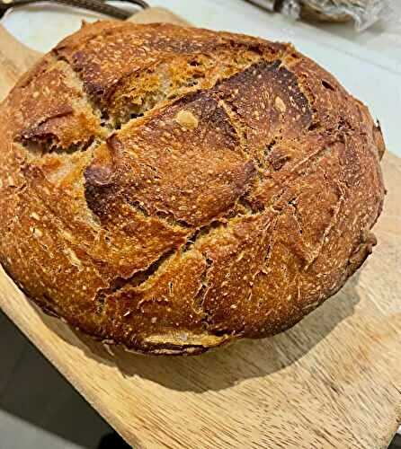 Pain au levain, cuisson en cocotte