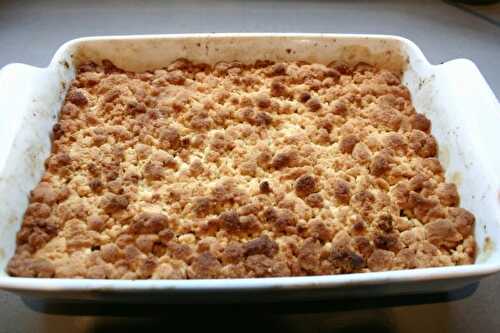 Crumble pommes caramel