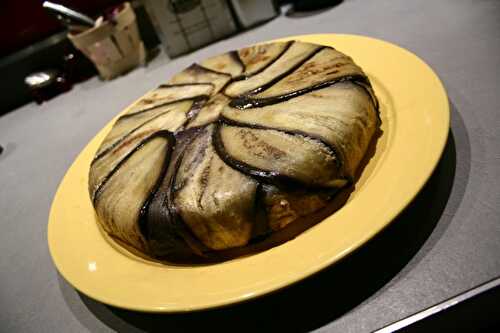 Gâteau de lotte et aubergines