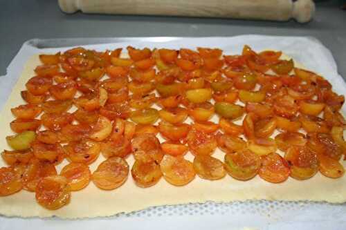 Tarte fine aux mirabelles