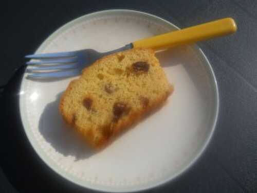 Cake au rhum blanc et cranberries