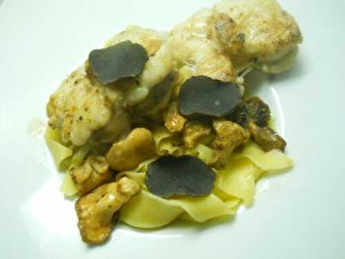 Queue de lotte au beurre à la truffe noire | Mumukouski