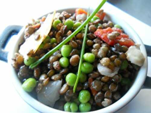 Salade de lentilles vertes au balsamique