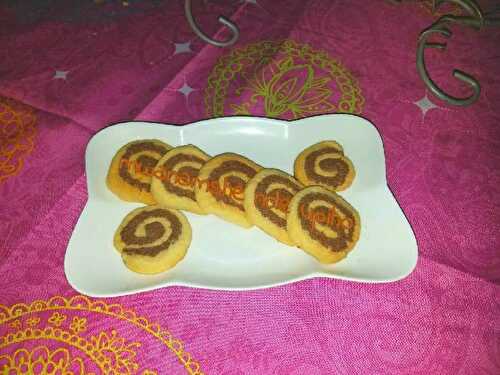 Biscuits escargots choco-vanille  - mwanamshe upiho 