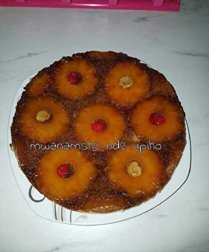 Gâteau ananas cerises