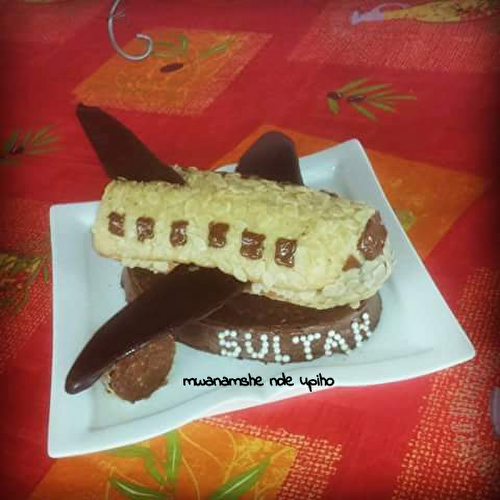 Gâteau avion pour Sultan