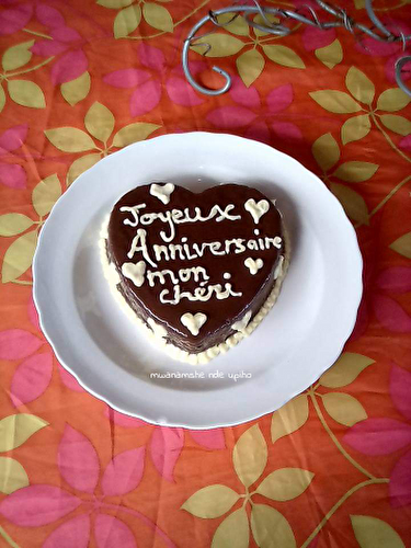 Gâteau chocolat amour