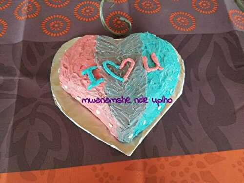 Gâteau coeur i❤u
