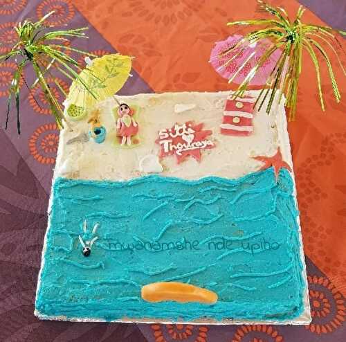 Gâteau plage