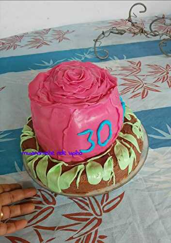 Gâteau rose géante 🥰🥰