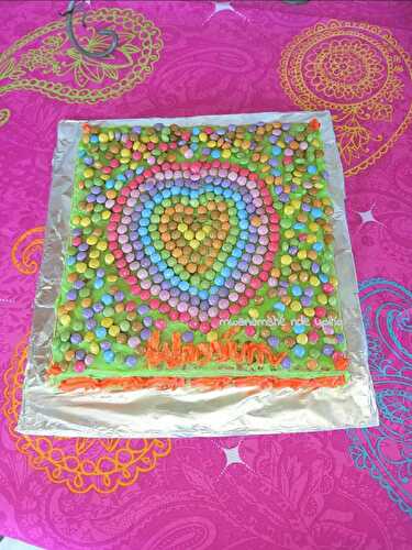 Gâteau Smarties lover