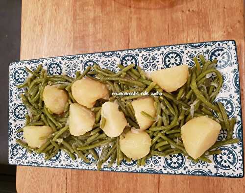 Haricots verts et pommes de terres sautées