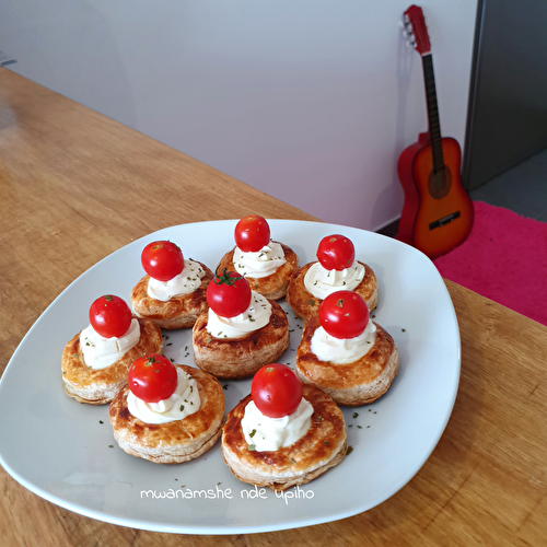 Mini four au fromage kiri et tomates cerises