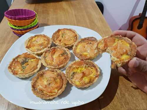 Mini quiches au saumon fumé