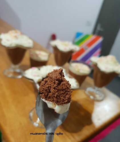 Mousse au chocolat et Chantilly