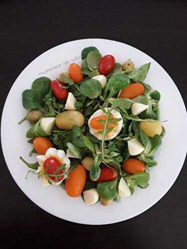 Salade de mâche et roquette