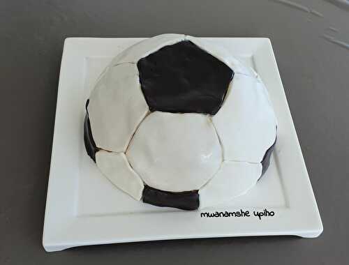 Gateau demi ballon de foot