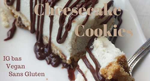 Cheesecake cookies { IG bas, sans gluten, vegan, sans sucre} - My healthy sweetness