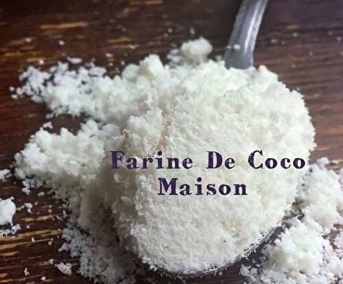 DIY: Farine de coco maison