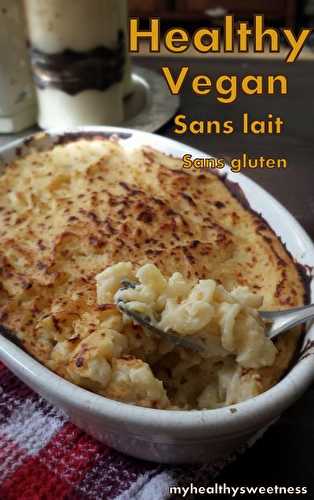 Mac & "cheese" à la crème de chou-fleur { vegan, sans gluten , sans lait }