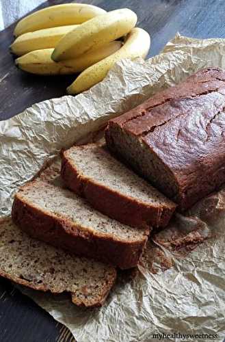 Merveilleux Banana bread { sans gluten, sans lait, vegan possible }