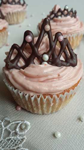 Princess cupcake fraise/vanille (sans gluten) - My healthy sweetness