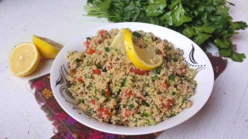 Taboulé de quinoa { très facile, IG bas, sans gluten }