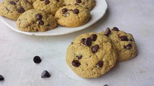 Cookies aux flocons d’avoine { sans farine, Sans gluten}