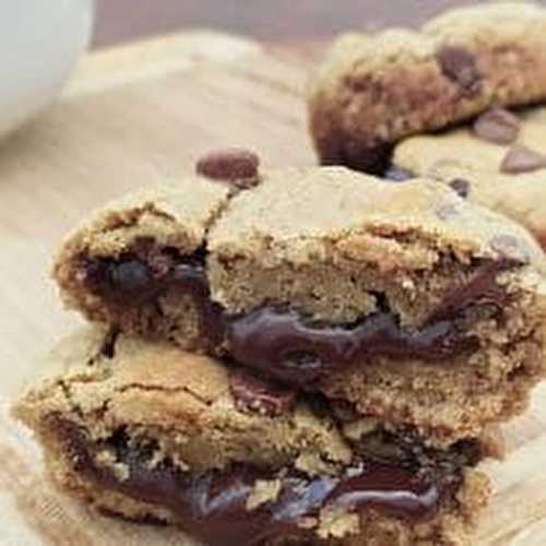 Cookies fourrées chocolat (Vegan,Sans gluten)