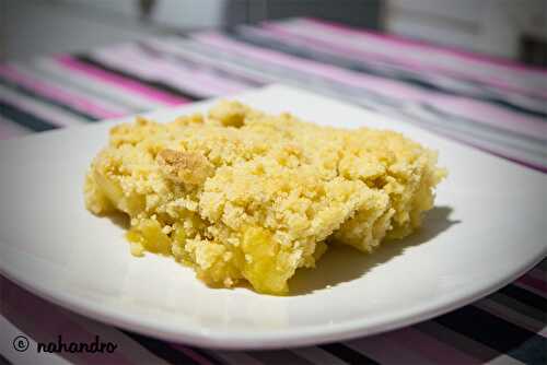 Crumble aux pommes facile