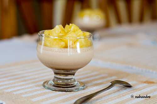 La recette de Panna cotta à l’ananas en vidéo -