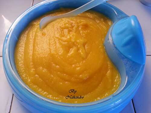 Recette facile pour bébé : purée de carottes