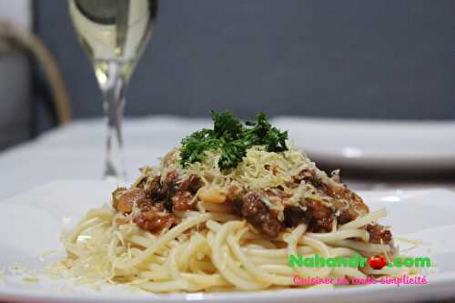 Spaghettis à la bolognaise