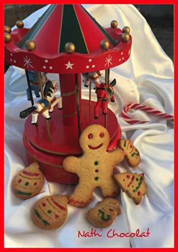 Bonhommes et ses étoiles de Noël aux saveurs d'épices - Nath' Chocolat