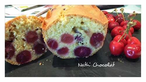 Cake aux cerises fraiches