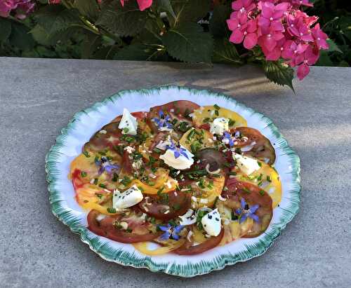 Carpaccio de tomates