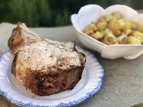 Carré de porc et ses pommes de terre