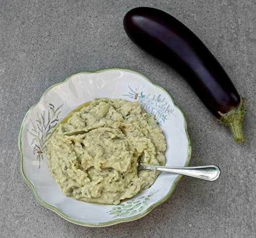 Caviar d'aubergine au cook processor