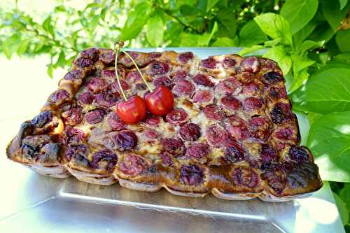 Clafoutis aux cerises et lait d'amande