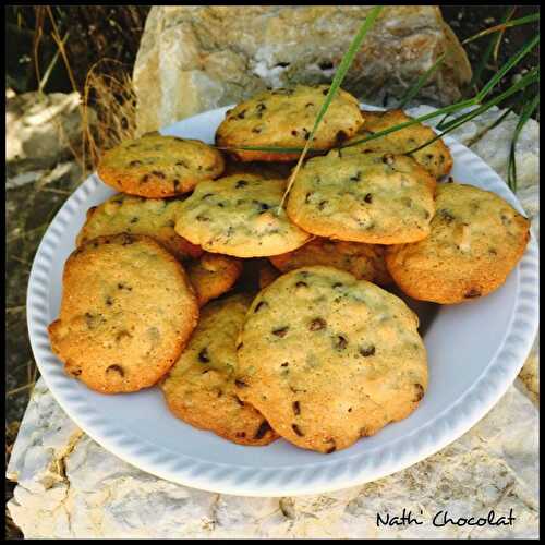 Cookies noisettes et pépites de chocolat