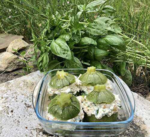 Courgettes au chèvre frais