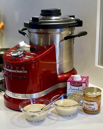 Crème au lait d'amande et caramel au Cook Processor - Nath' Chocolat