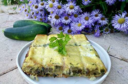 Croque tablette courgette et chèvre